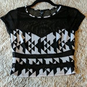 New Windsor mesh crop top